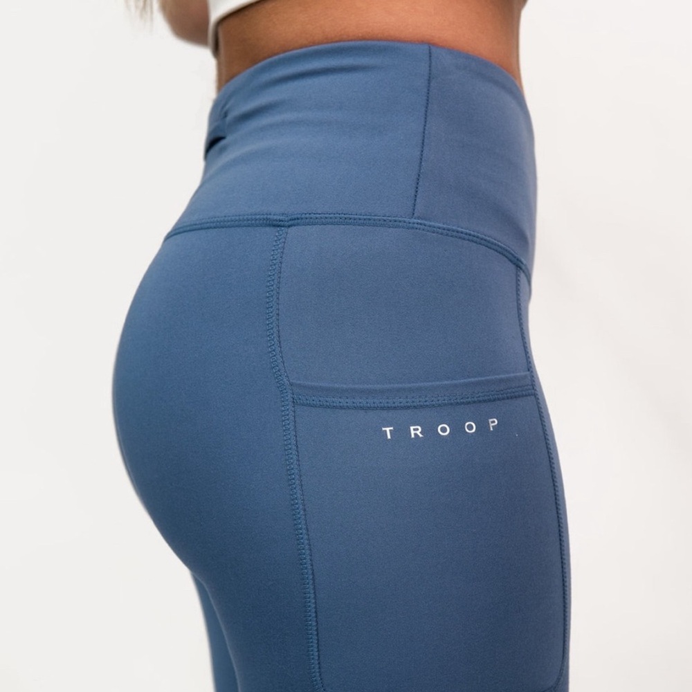 Troop Sustainable Leggings in Steel Blue Sz S - Picture 4 of 8